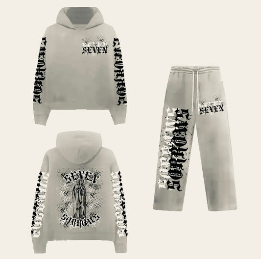 “ Sorrows “ Stacked Sweatsuit