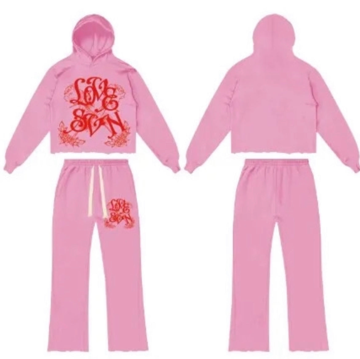 “ LOVESVN “ Stacked Sweatsuit