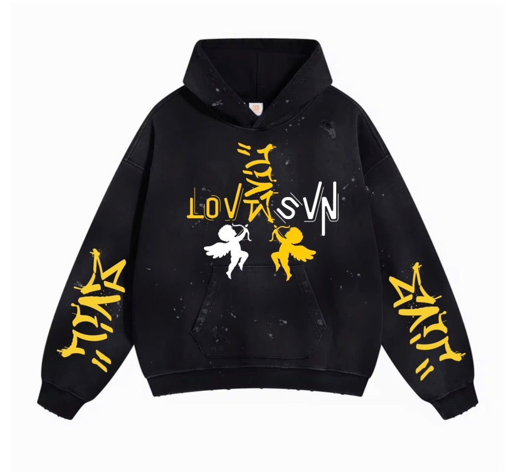 “ EVIL•LOVE “ OVERSIZED HOODIES