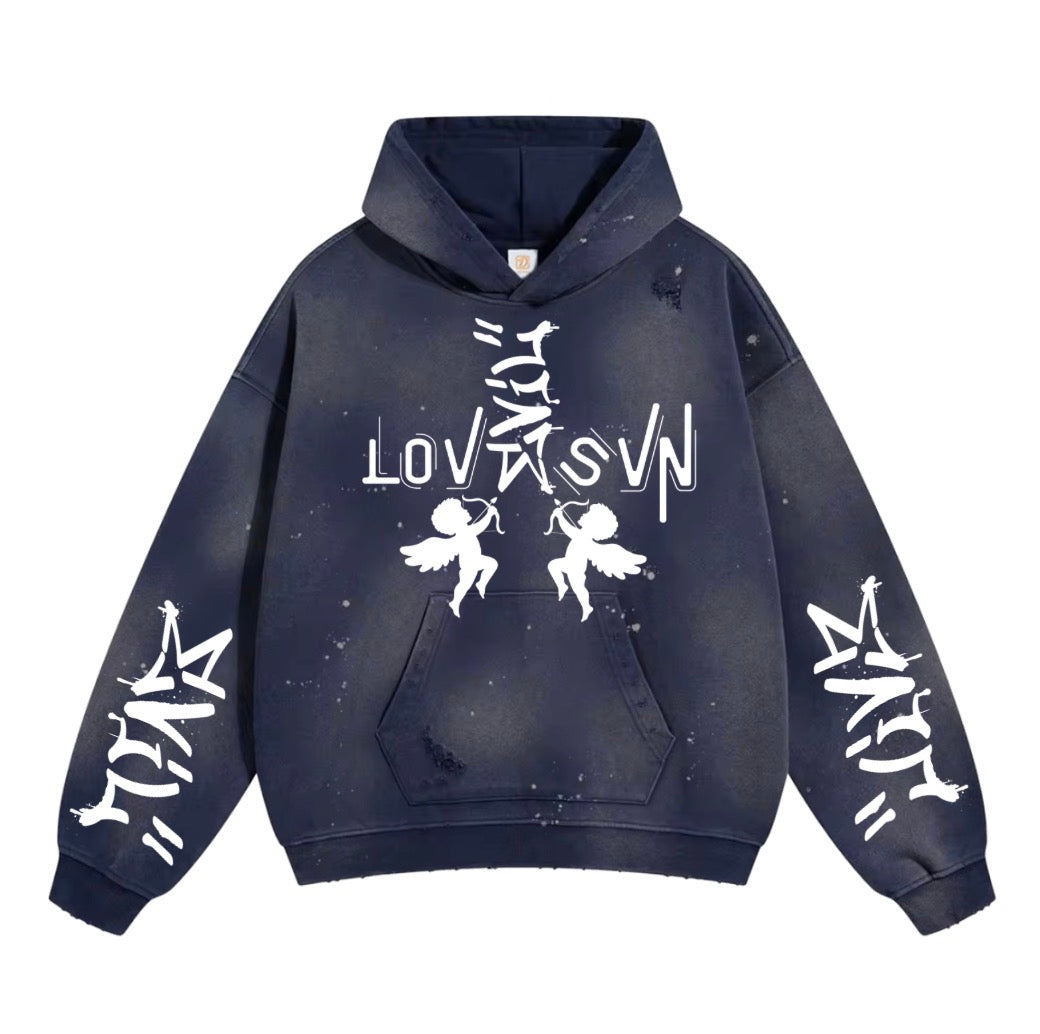 “ EVIL•LOVE “ OVERSIZED HOODIES