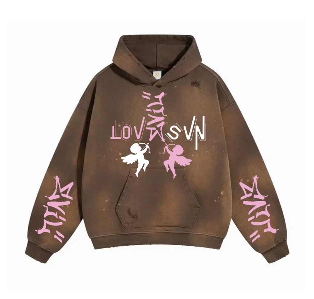 “ EVIL•LOVE “ OVERSIZED HOODIES